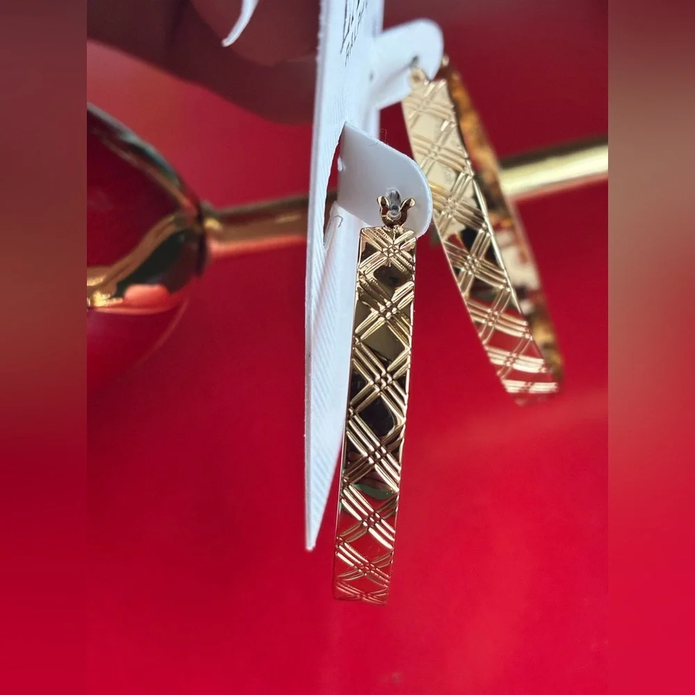 Lauren Ralph Lauren Gold-Tone Hoop Earrings